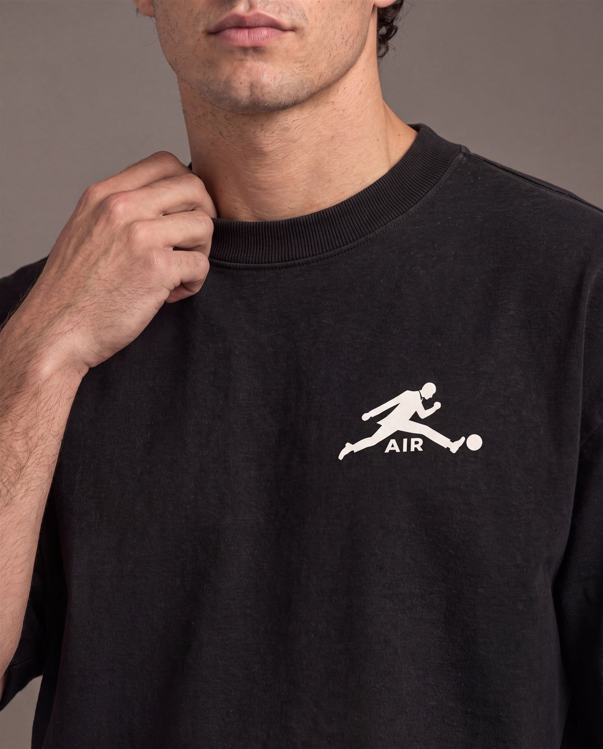 ULTEN — T-shirt AIR 10 Porcelaine | Noir