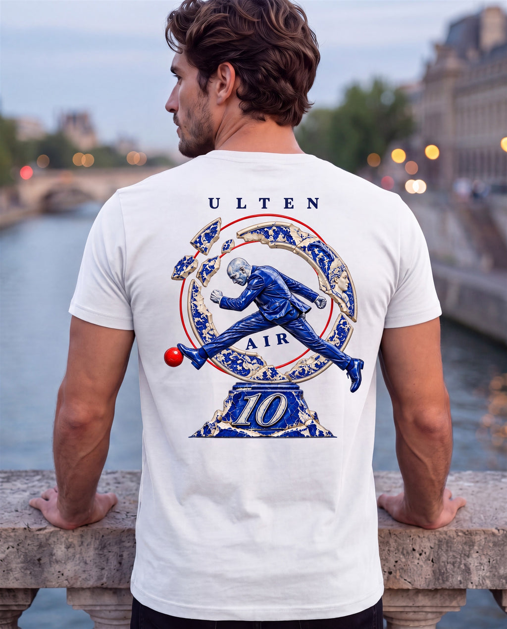 ULTEN — T-shirt AIR 10 Porcelaine | Blanc