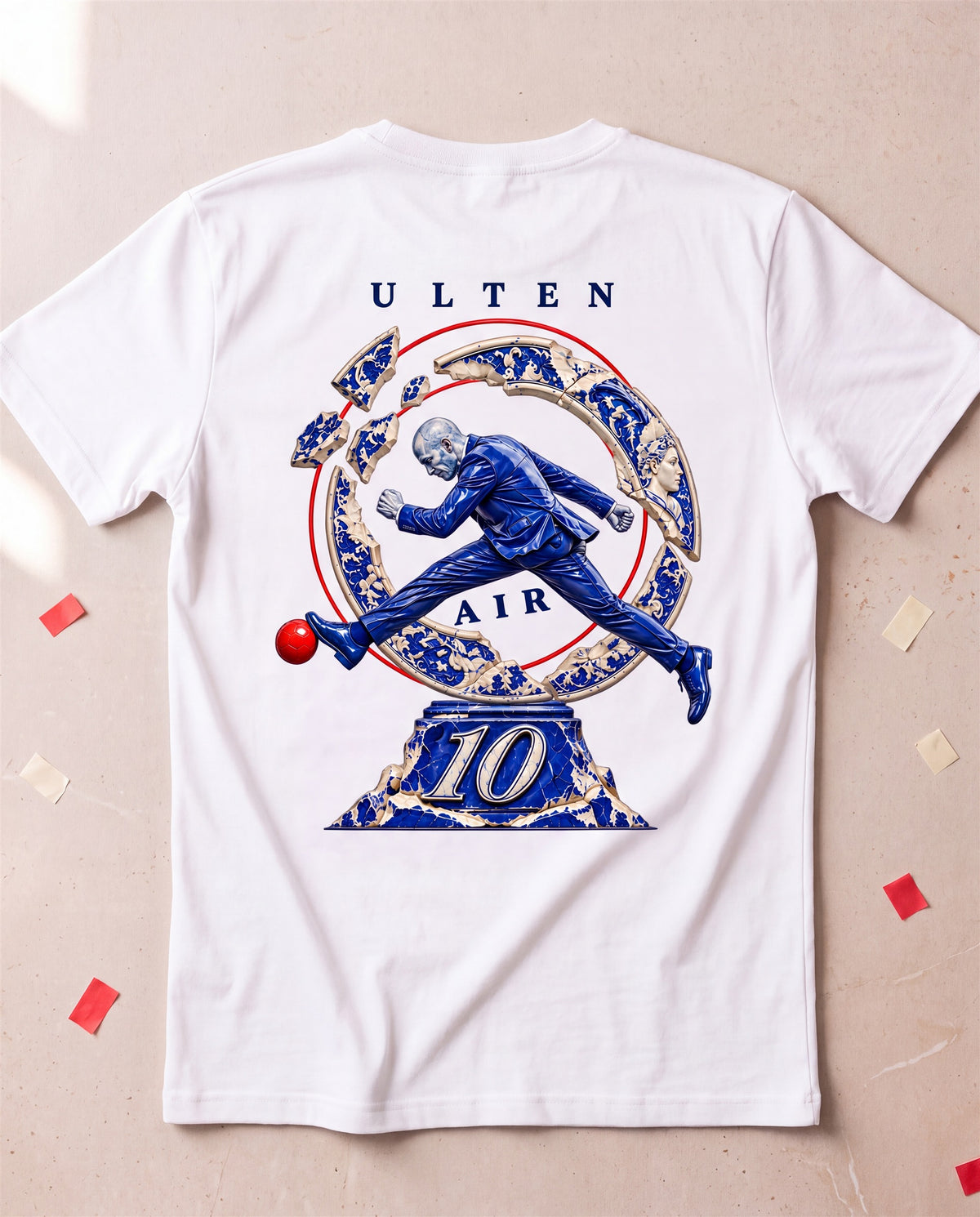 ULTEN — T-shirt AIR 10 Porcelaine | Blanc