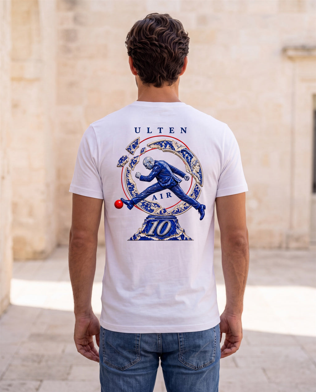 T-shirt ULTEN 10 Porcelaine blanc – vue 1