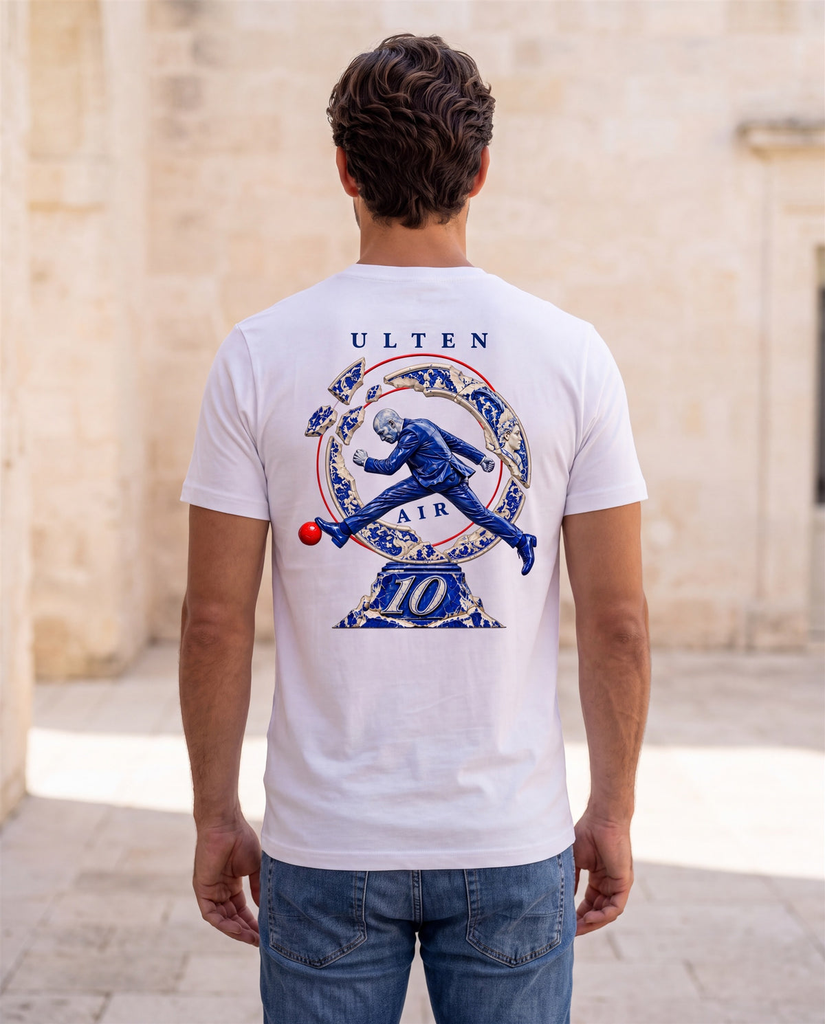 T-shirt ULTEN 10 Porcelaine blanc – vue 1