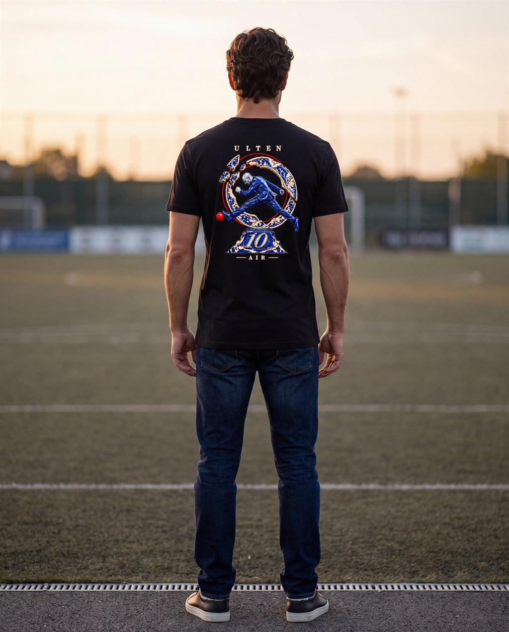 T-shirt ULTEN 10 Porcelaine noir – vue 8