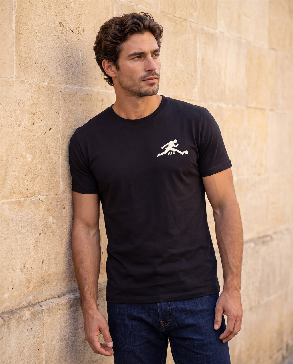 T-shirt ULTEN 10 Porcelaine noir – vue 6