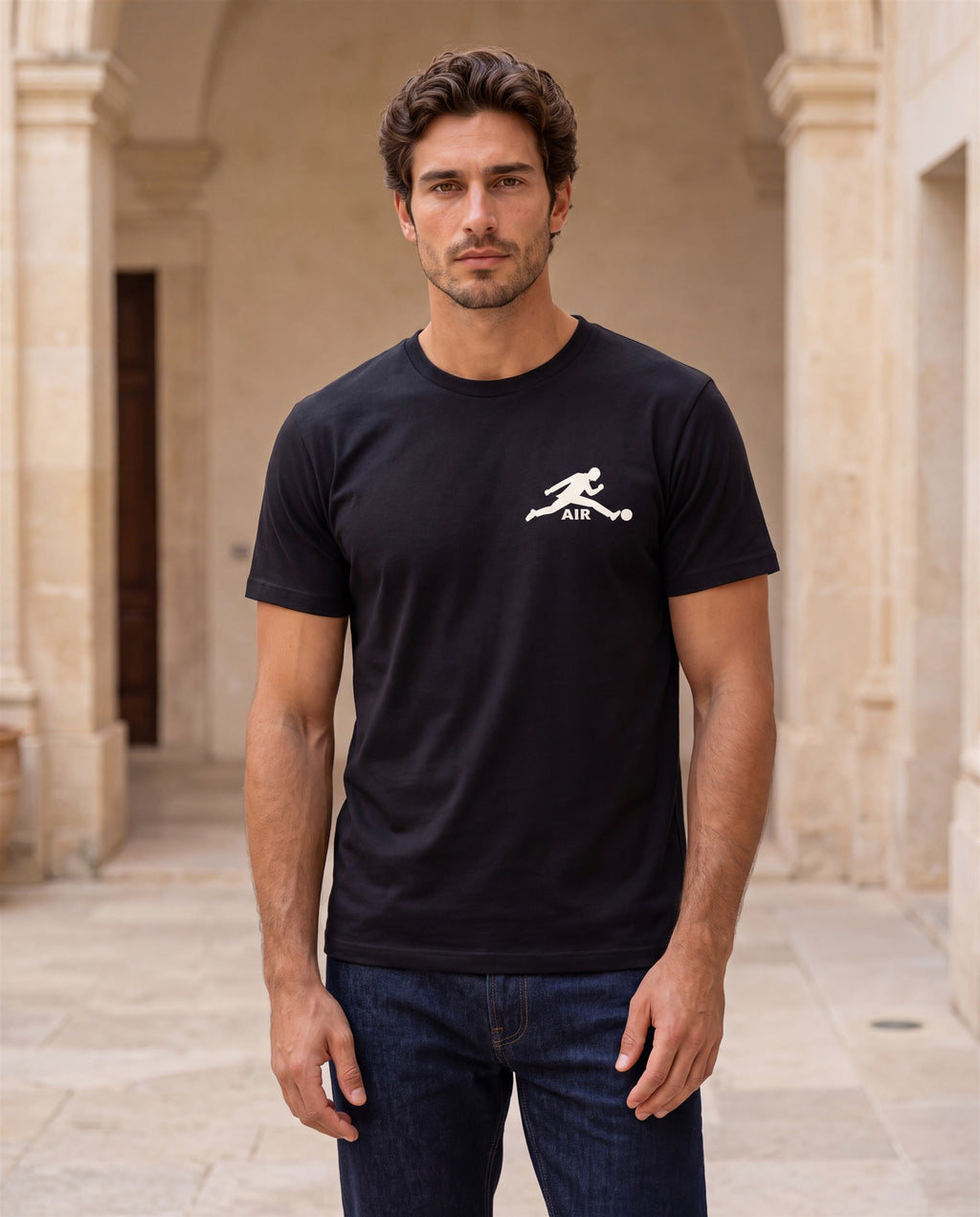T-shirt ULTEN 10 Porcelaine noir – vue 4