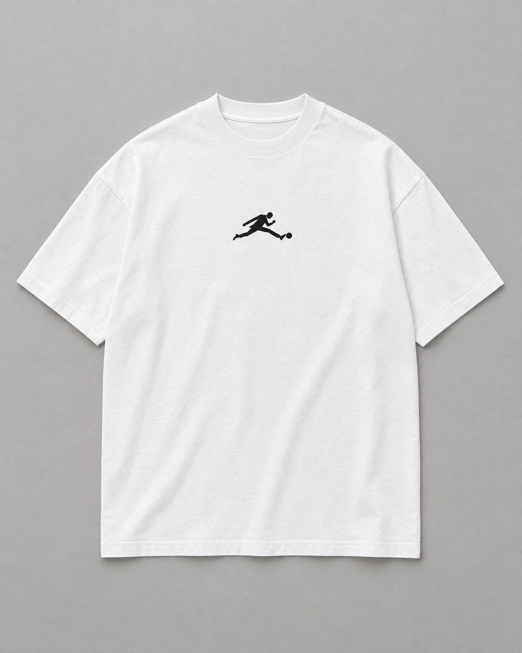 T-shirt oversize ULTEN 88' blanc – devant, logo centré