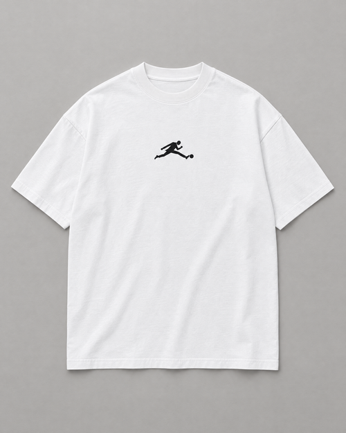 T-shirt oversize ULTEN 88' blanc – devant, logo centré